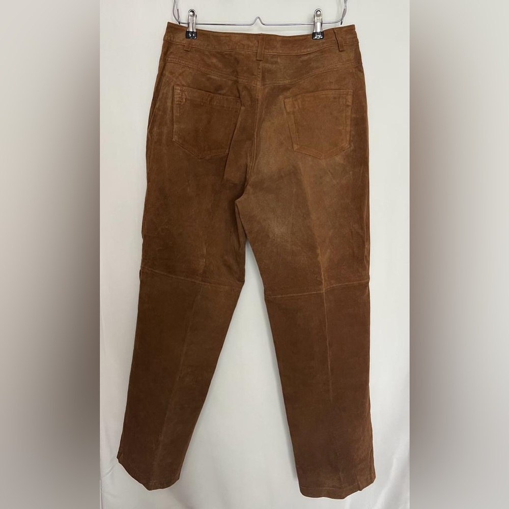 Chadwick’s 100% LEATHER VINTAGE straight Pants Pockets 45-0017-9 Size 14P - Picture 5 of 6